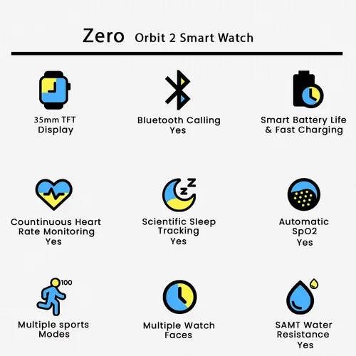 Zero Orbit 2 Smart Watch in Marsala Gold — side view