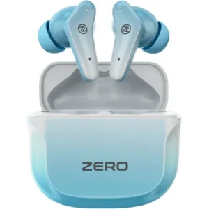 Zero Quantum ANC Earbuds in Blue — front view
