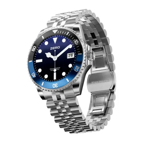 Zero Regal AI Smart Watch in Aqua Silver — front view
