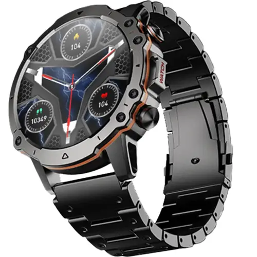 Zero Revoltt Smart Watch in Black — front view