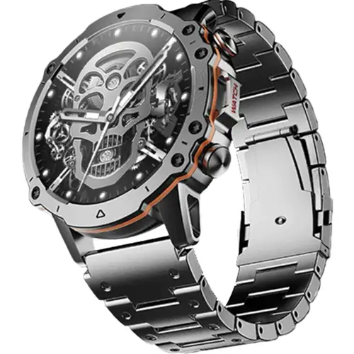 Zero Revoltt Smart Watch in Silver — front view