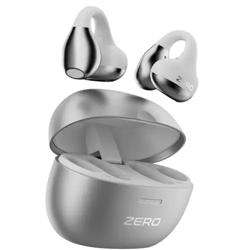 Zero Snap Zbuds in Pearl White — front view