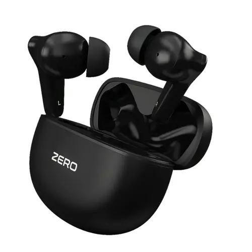 Zero Thunder Earbuds in Black — front view