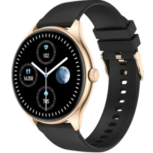 Zero Vision Smartwatch in Black Gold — front view