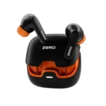Zero Wave Pro Earbuds in Flame Orange Black — front view