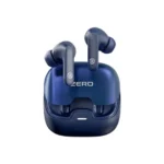 Zero Wave Wireless Earbuds in Blue — front view