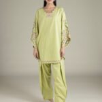 Solid Straight Shalwar - View 1