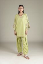 Solid Straight Shalwar - View 1