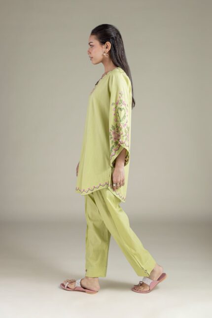 Solid Straight Shalwar - View 2