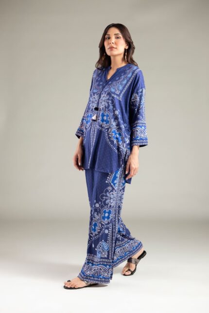 Paisley Relaxed Pants - View 1