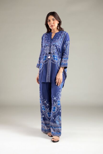 Paisley Relaxed Pants - View 2