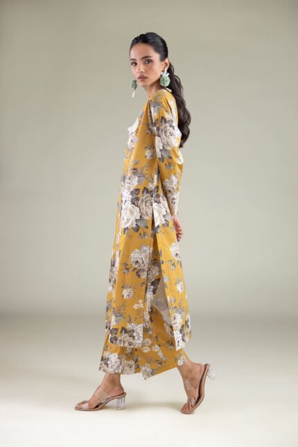 Regular Floral Pants - View 2
