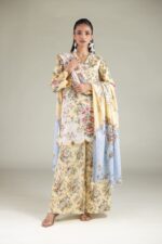 Floral Dotted Dupatta - View 5