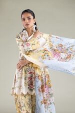 Floral Dotted Dupatta - View 6
