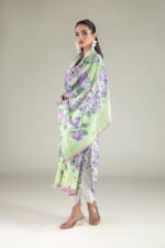 Floral Tassel Dupatta - View 6