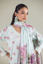 Floral Lace Dupatta - View 2