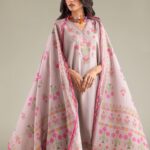 Geometric Lawn Dupatta - View 1
