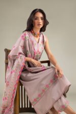 Geometric Lawn Dupatta - View 5