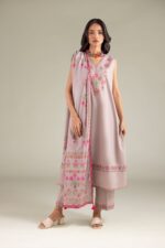 Geometric Lawn Dupatta - View 6