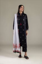 Floral Straight Pants - View 2