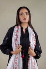 Floral Tassel Dupatta - View 2