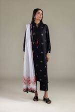 Floral Tassel Dupatta - View 5
