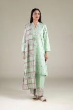 Floral Geometric Dupatta - View 6