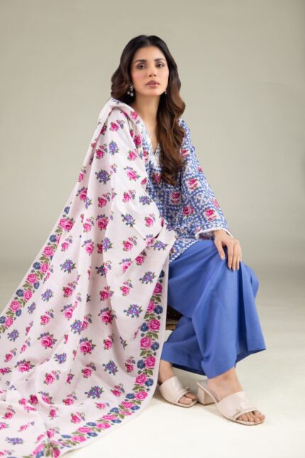 Summer Floral Dupatta - View 1
