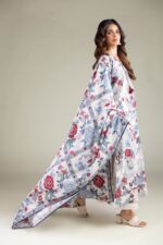 Floral Geometric Dupatta - View 2