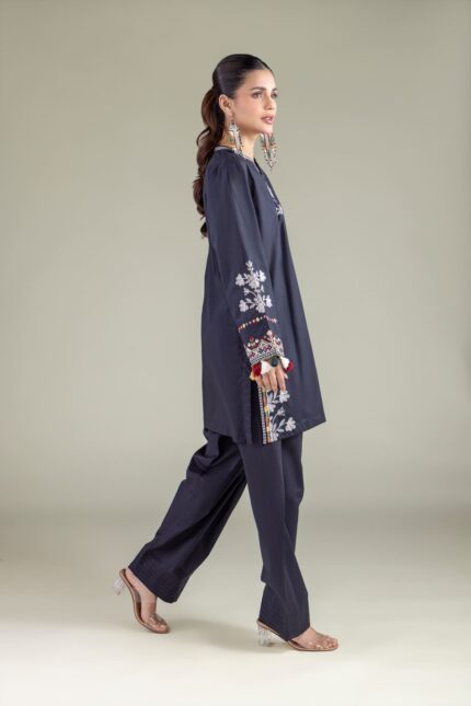 Solid Straight Shalwar - View 2