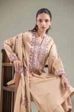 Floral Draped Dupatta - View 4
