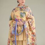 Geometric Threadwork Dupatta - View 1
