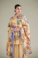 Geometric Threadwork Dupatta - View 1