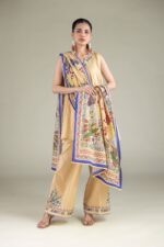 Geometric Threadwork Dupatta - View 2