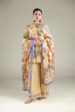 Geometric Threadwork Dupatta - View 4