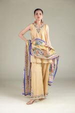 Geometric Threadwork Dupatta - View 5