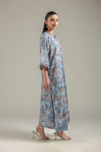 Blue Summer Pants - View 2