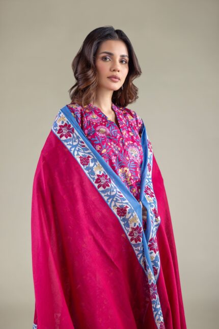 Summer Floral Dupatta - View 2