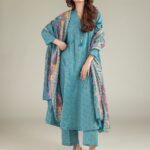 Floral Dupatta - View 1