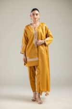 Solid Mustard Shalwar 2
