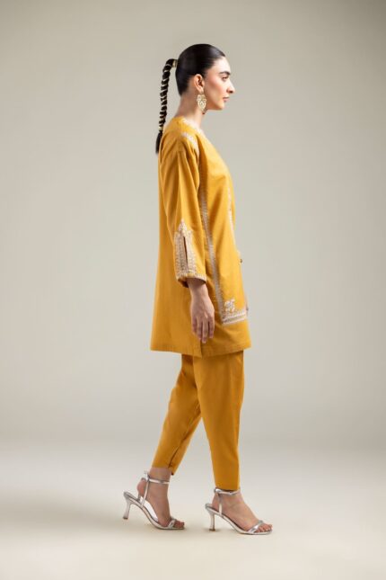 Solid Mustard Shalwar 1