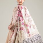 Off-White Lawn Dupatta - View 1