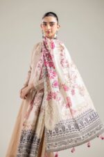 Off-White Lawn Dupatta - View 1