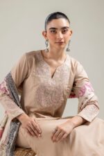 Off-White Lawn Dupatta - View 2