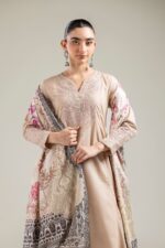 Off-White Lawn Dupatta - View 3