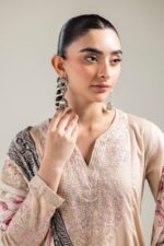Off-White Lawn Dupatta - View 4