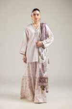 Lawn Paisley Dupatta - View 8