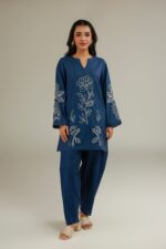 Floral Navy Shalwar 2