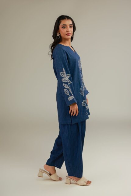 Floral Navy Shalwar 1