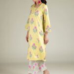 Floral Printed Pants - View 1